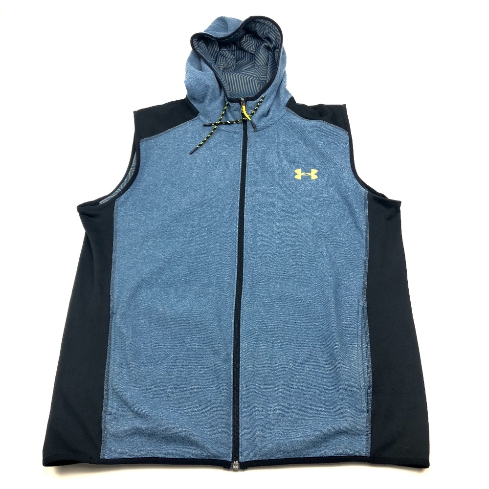 Under Armour Men ColdGear Fleece Vest Hoodie